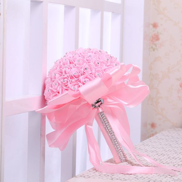 crystal rose pearl flower bouquet bridesmaid wedding bouquet bridal artificial silk flowers
crystal rose pearl flower bouquet bridesmaid wedding bouquet bridal artificial silk flowers