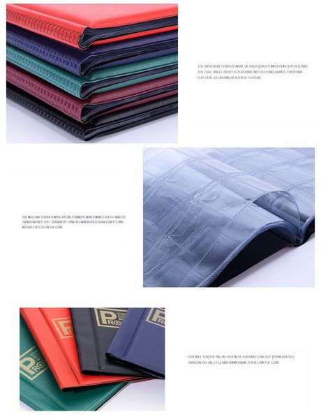 120 sheets wallet 4 colors coin album portable album coin penny money storage book case holder file collection collectin
120 sheets wallet 4 colors coin album portable album coin penny money storage book case holder file collection collectin