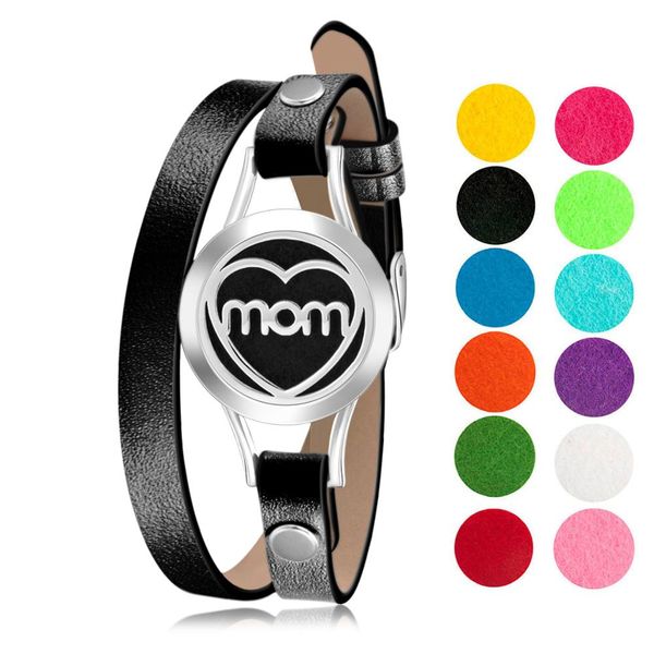 black leather bracelet 12 kinds of silver small box essential oil bracelet men and women new charm, Golden;silver
black leather bracelet 12 kinds of silver small box essential oil bracelet men and women new charm, Golden;silver