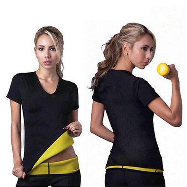 summer 2017 new arrival women's neoprene casual shirt bodyshaper slimming waist slim fitness t-shirt, White
summer 2017 new arrival women's neoprene casual shirt bodyshaper slimming waist slim fitness t-shirt, White