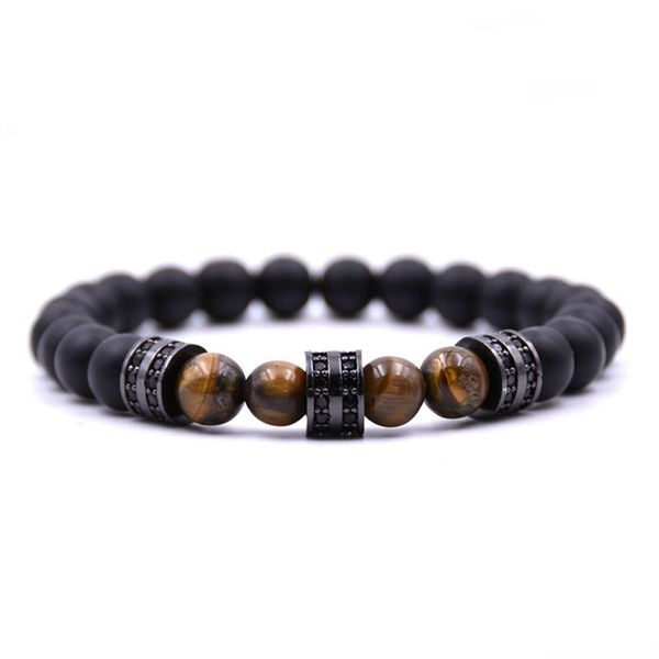 men's and women's 8mm matte black agate silver micro-inlaid cylindrical spacer bracelet natural stone yoga bracelet bracelet
men's and women's 8mm matte black agate silver micro-inlaid cylindrical spacer bracelet natural stone yoga bracelet bracelet