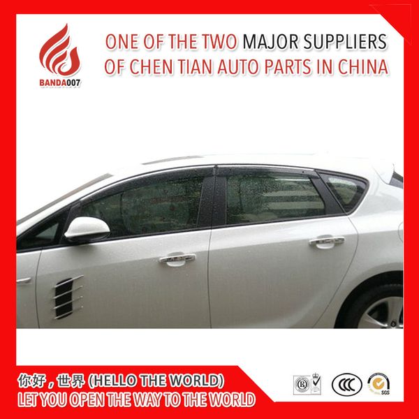 4 piece injection molding trim vent shade rain sun wind deflector window visor for excelle-xt 2009-2014
4 piece injection molding trim vent shade rain sun wind deflector window visor for excelle-xt 2009-2014