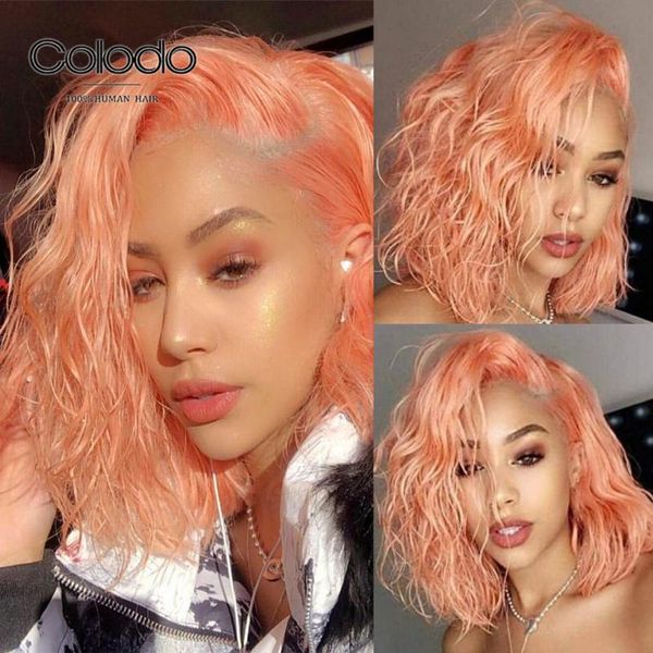 colodo water wave wig pre plucked pink short bob wigs with baby hair brazilian remy ombre purple lace front human hair wigs, Black;brown
colodo water wave wig pre plucked pink short bob wigs with baby hair brazilian remy ombre purple lace front human hair wigs, Black;brown