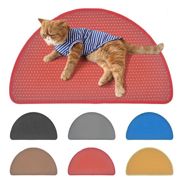 cat environment-friendly semicircle eva double layer anti splash cat litter mat easy to clean scatter control
cat environment-friendly semicircle eva double layer anti splash cat litter mat easy to clean scatter control