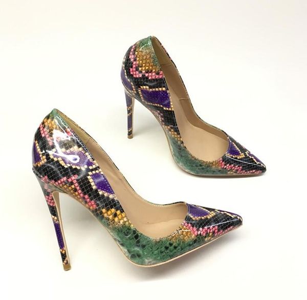 2019 women lady snake python patent leather poined toes high heeled shoes single shoes pumps high heels shoes 10cm 12cm, Black
2019 women lady snake python patent leather poined toes high heeled shoes single shoes pumps high heels shoes 10cm 12cm, Black