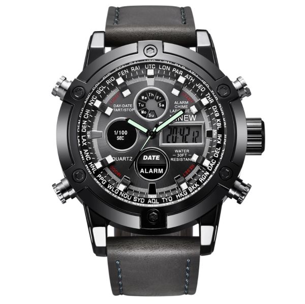 xinew brand new fashion men's watches pu leather strap alarm clock luminous multi-function watch student luxury sports watch wholesale, Slivery;brown
xinew brand new fashion men's watches pu leather strap alarm clock luminous multi-function watch student luxury sports watch wholesale, Slivery;brown