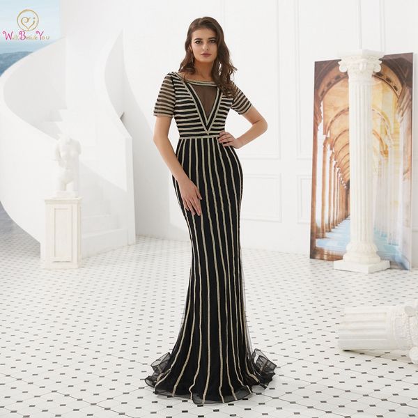 evening dresses party long 2019 black rhinestone sheer neck short sleeves mermaid dubai mermaid prom gowns walk beside you, White;black
evening dresses party long 2019 black rhinestone sheer neck short sleeves mermaid dubai mermaid prom gowns walk beside you, White;black