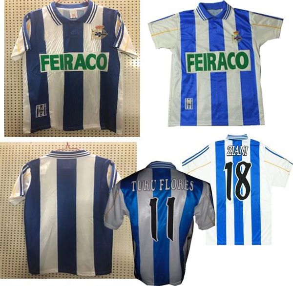 #11 turu flores 1999 2000 retro soccer jersey deportivo de la coruna vintage football shirt #9 pauleta #7 makaay fernando camisa de futebol, Black;yellow
#11 turu flores 1999 2000 retro soccer jersey deportivo de la coruna vintage football shirt #9 pauleta #7 makaay fernando camisa de futebol, Black;yellow
