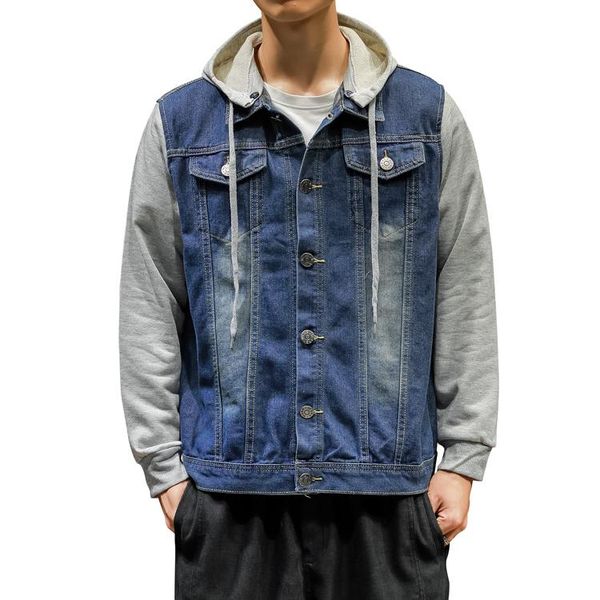 denim jacket men hooded outerwear streetwear jean jacket for men's coats windbreaker casual new blue plus size, Black;brown
denim jacket men hooded outerwear streetwear jean jacket for men's coats windbreaker casual new blue plus size, Black;brown