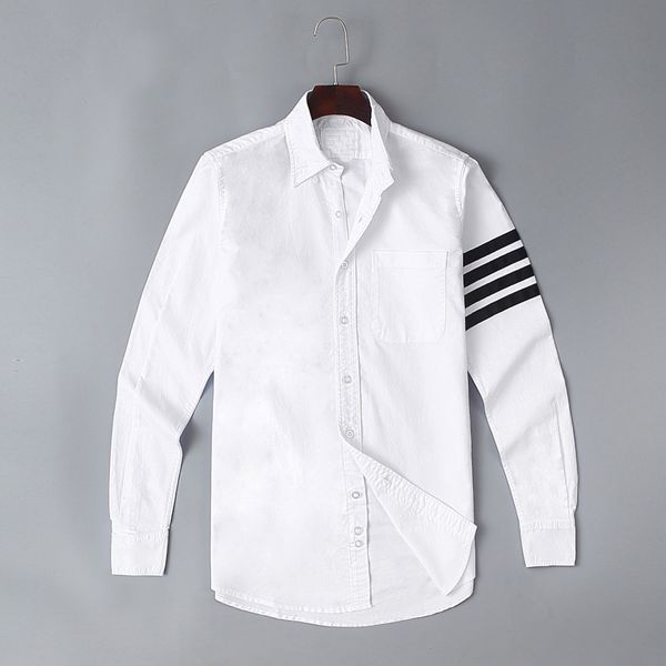 new 19ss men oxford classic black stripe fashion cotton casual shirts shirt pocket long-sleeves 2xl #g72, White;black
new 19ss men oxford classic black stripe fashion cotton casual shirts shirt pocket long-sleeves 2xl #g72, White;black