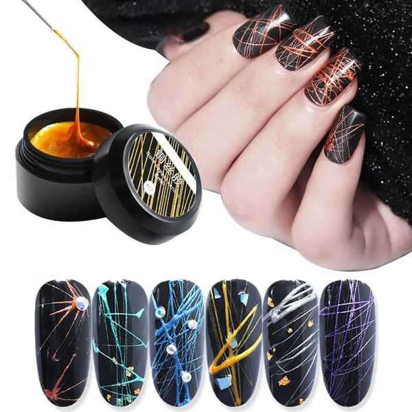 long lasting nail spider gel set, pulling line nails art silk 6 pcs line painting soak wire drawing elasticity off design lacquer, Red;pink
long lasting nail spider gel set, pulling line nails art silk 6 pcs line painting soak wire drawing elasticity off design lacquer, Red;pink