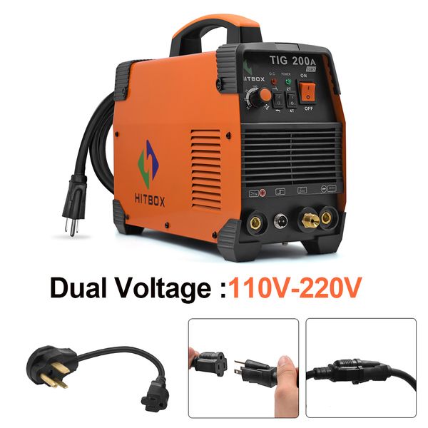 hitbox tig welder stick mma igbt inverter 220v 200amp high frequency portable welding machine with electrode holder earth clamp tig torch
hitbox tig welder stick mma igbt inverter 220v 200amp high frequency portable welding machine with electrode holder earth clamp tig torch