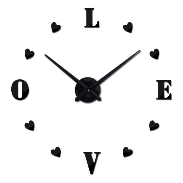 large watch 3d clock living room quartz acrylic mirror effect cute heart home decoration modern wall sticks
large watch 3d clock living room quartz acrylic mirror effect cute heart home decoration modern wall sticks