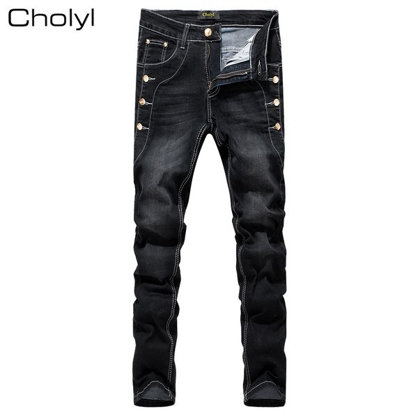 fashion 2017 cholyl casual thin teenagers hip hop skinny jeans men feet straight male pants elastic button leisure trousers, Blue
fashion 2017 cholyl casual thin teenagers hip hop skinny jeans men feet straight male pants elastic button leisure trousers, Blue
