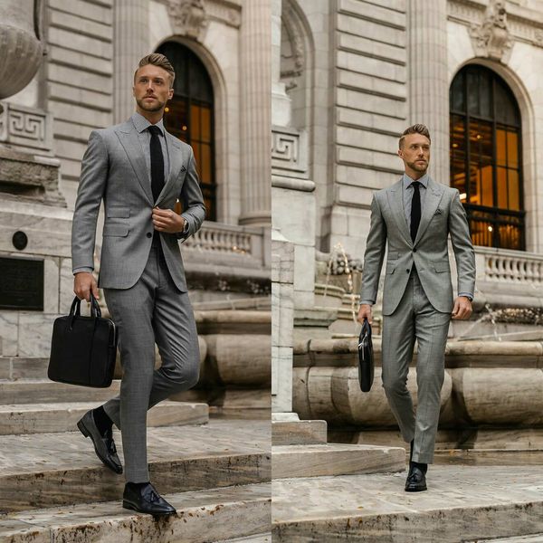 light grey mens suits wedding groom two button tuxedos groomsmen slim fit suits man suit wedding man suit bridegroom (jacket+pants, Black;gray
light grey mens suits wedding groom two button tuxedos groomsmen slim fit suits man suit wedding man suit bridegroom (jacket+pants, Black;gray