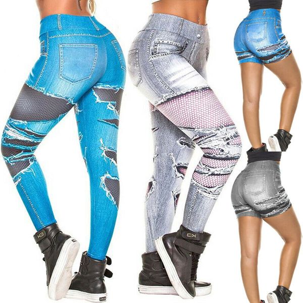 3d women sport pants high waist patchwork fashion slim yoga fitness leggings running gym trousers, Black;blue
3d women sport pants high waist patchwork fashion slim yoga fitness leggings running gym trousers, Black;blue