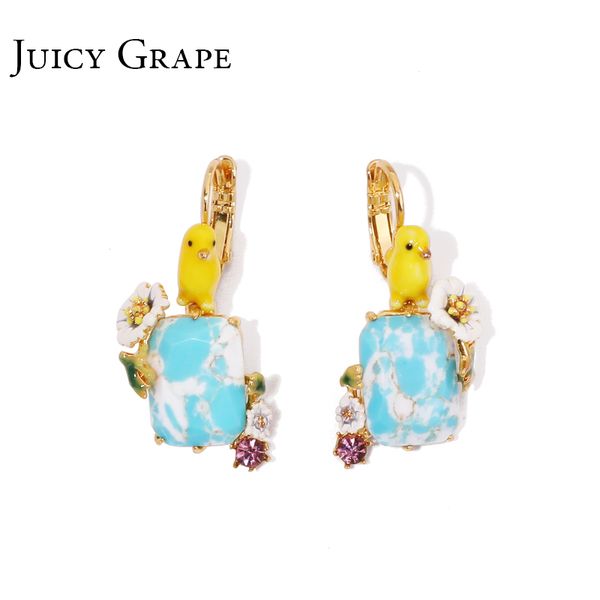 juicy grape hand painted enamel earring jewelry blue natural stone boucle d oreille cute earrings sieraden joyas women gift, Golden;silver
juicy grape hand painted enamel earring jewelry blue natural stone boucle d oreille cute earrings sieraden joyas women gift, Golden;silver