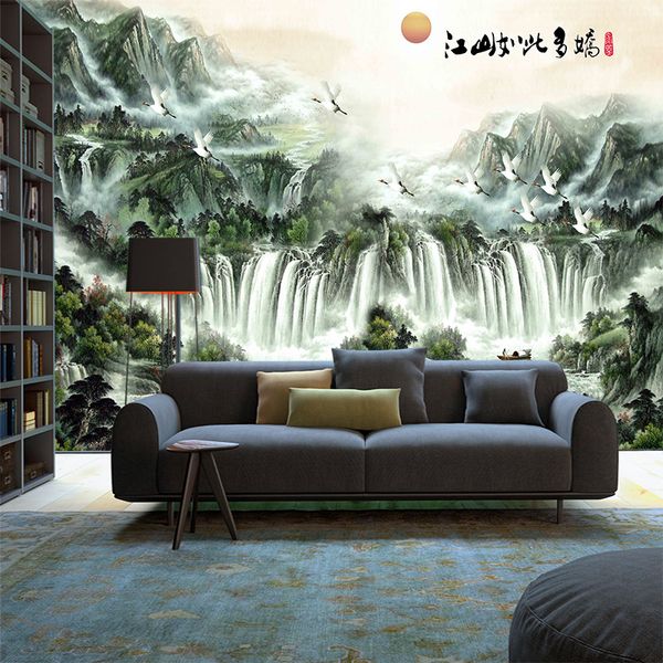 3d large murals wallpaper tv sofa bedroom background wall chinese natural landscape painting wall covering
3d large murals wallpaper tv sofa bedroom background wall chinese natural landscape painting wall covering