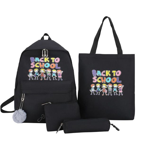4 set large schoolbag cute student school backpack printed waterproof bagpack primary school book bags for teenage girls #lr4
4 set large schoolbag cute student school backpack printed waterproof bagpack primary school book bags for teenage girls #lr4