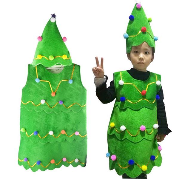 flannel christmas tree dress-up hat and dress stage show costumes masquerade cosplay performance costume
flannel christmas tree dress-up hat and dress stage show costumes masquerade cosplay performance costume