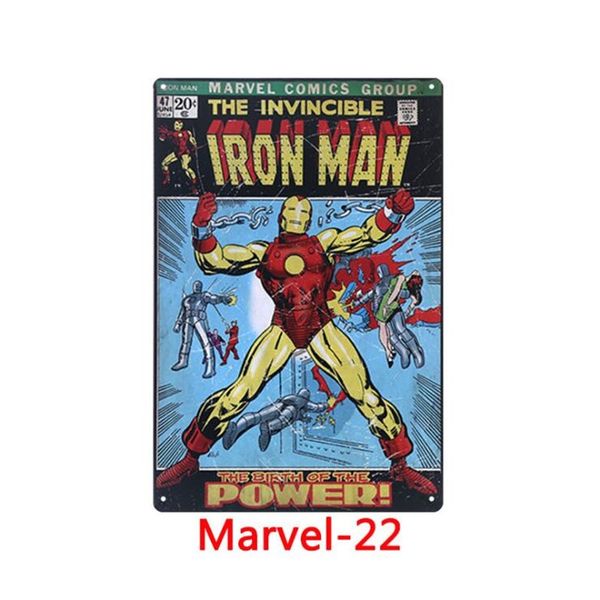 marvel hero comic iron man metal sign retro metal tin sign poster pub plaque metal vintage home decor wall art bar decoration other home dec
marvel hero comic iron man metal sign retro metal tin sign poster pub plaque metal vintage home decor wall art bar decoration other home dec