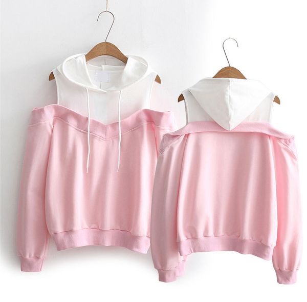 new store promotion in spring new cross-border color fashion trend off-shoulder fake two-piece hooded sweater blank pure hooded sweater
new store promotion in spring new cross-border color fashion trend off-shoulder fake two-piece hooded sweater blank pure hooded sweater