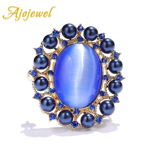 ajojewel luxury blue opal oval brooch women simulated pearl brooches with cz jewelry gifts for girls fashion collar pins, Gray
ajojewel luxury blue opal oval brooch women simulated pearl brooches with cz jewelry gifts for girls fashion collar pins, Gray