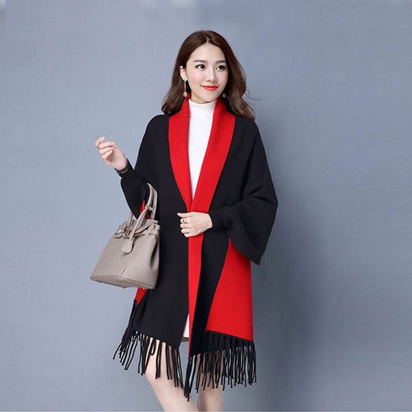 mingjiebihuo new cashmere poncho shawl with sleeves women in autumn and winter thick warm double-sided solid tassel cloak girls
mingjiebihuo new cashmere poncho shawl with sleeves women in autumn and winter thick warm double-sided solid tassel cloak girls