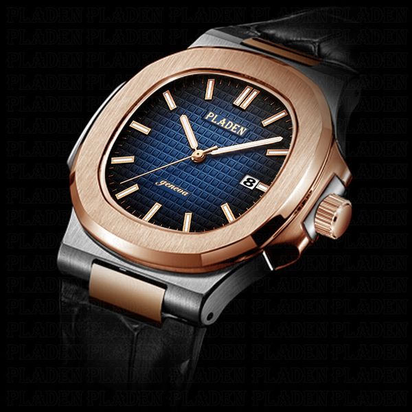pladen business men's wristwatch geneva leather bracelet watch rose gold chinese brand quartz hand watch for men gift #pl1028, Slivery;brown
pladen business men's wristwatch geneva leather bracelet watch rose gold chinese brand quartz hand watch for men gift #pl1028, Slivery;brown