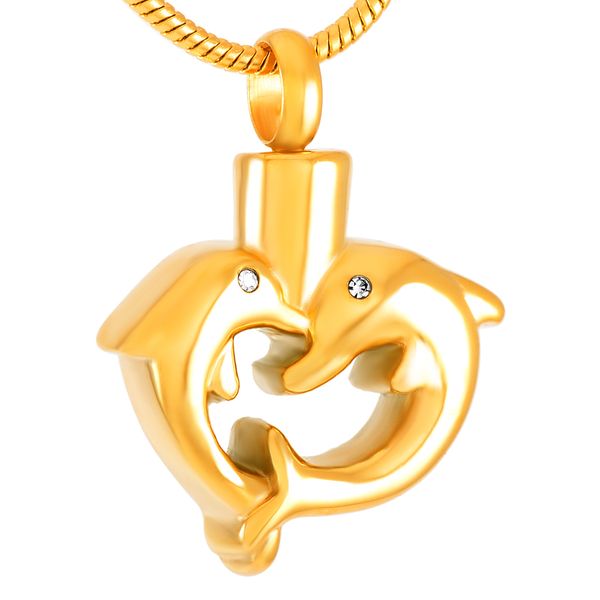 h8491 funnel gold color high polishing 316l stainless steel cremation pendant dolphin shape pet ashes holder, Silver
h8491 funnel gold color high polishing 316l stainless steel cremation pendant dolphin shape pet ashes holder, Silver