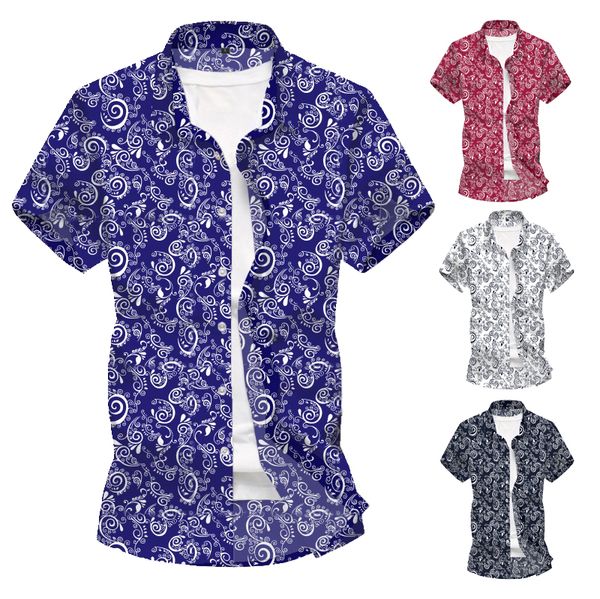 2020 new men summer short-sleeved shirt has 3d printed patterns, fashionable and personalized, casual short-sleeved floral shirt, White;black
2020 new men summer short-sleeved shirt has 3d printed patterns, fashionable and personalized, casual short-sleeved floral shirt, White;black