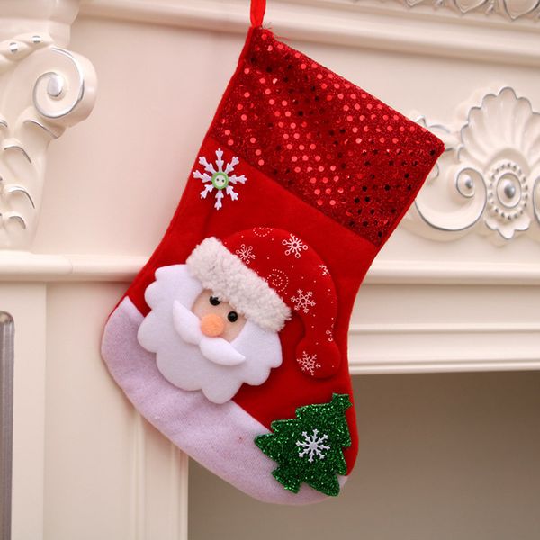 25*19cm christmas decorations santa claus snowman elk bear socks christmas stocking gift bag candy bag tree hanging ornaments
25*19cm christmas decorations santa claus snowman elk bear socks christmas stocking gift bag candy bag tree hanging ornaments