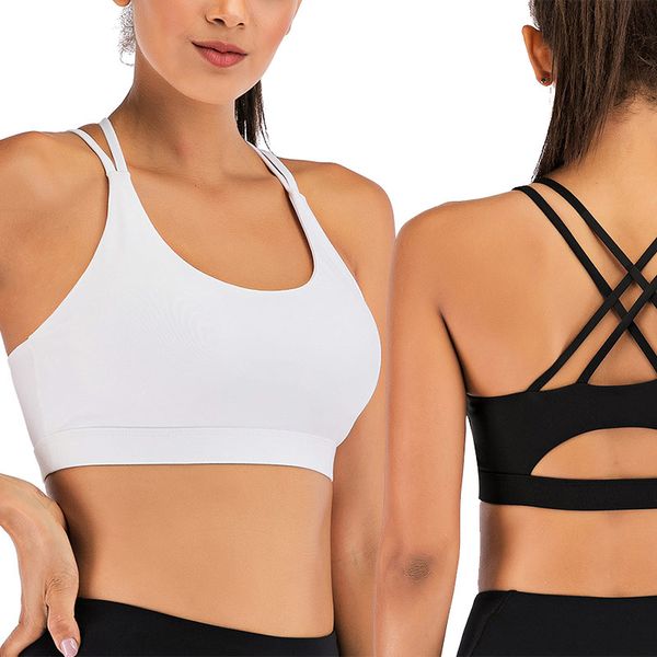 new sports bras for women breathable running yoga fitness backless hollow clothes with pad women sports bras breathable top, White;black
new sports bras for women breathable running yoga fitness backless hollow clothes with pad women sports bras breathable top, White;black