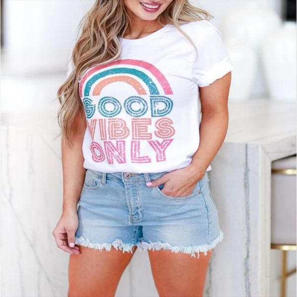 women's round digital t-shirt pullover collar short sleeve digital printing loose pullover women's t-shirt, White
women's round digital t-shirt pullover collar short sleeve digital printing loose pullover women's t-shirt, White