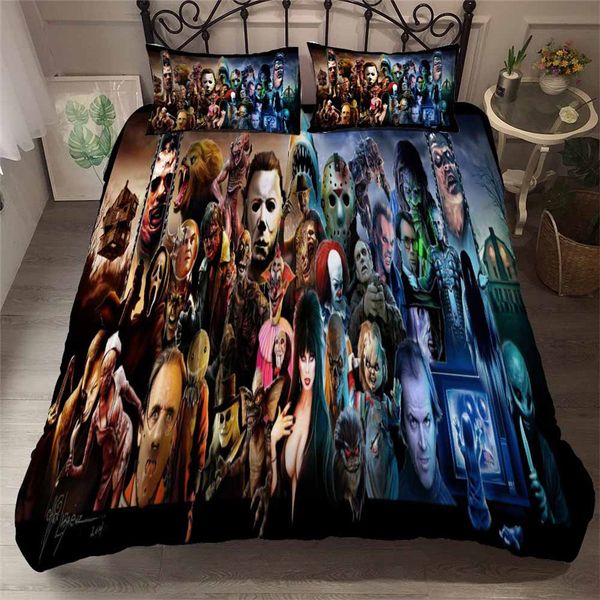 helengili 3d bedding set horror movie print duvet cover set bedcloth with pillowcase bed home textiles #kbrw-10
helengili 3d bedding set horror movie print duvet cover set bedcloth with pillowcase bed home textiles #kbrw-10