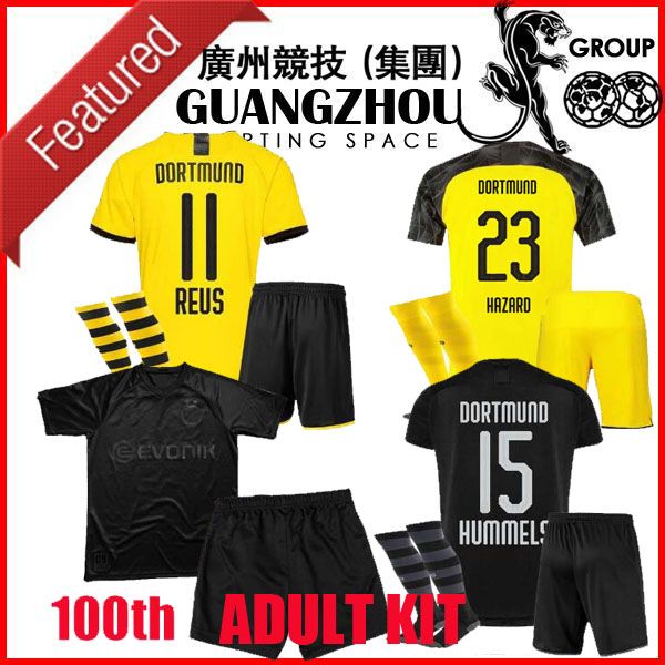 kit 19 20 borussia dortmund 110th anniversary soccer jersey special-edition 2019 2020 hazard reus haaland men sets football shirts, Black
kit 19 20 borussia dortmund 110th anniversary soccer jersey special-edition 2019 2020 hazard reus haaland men sets football shirts, Black