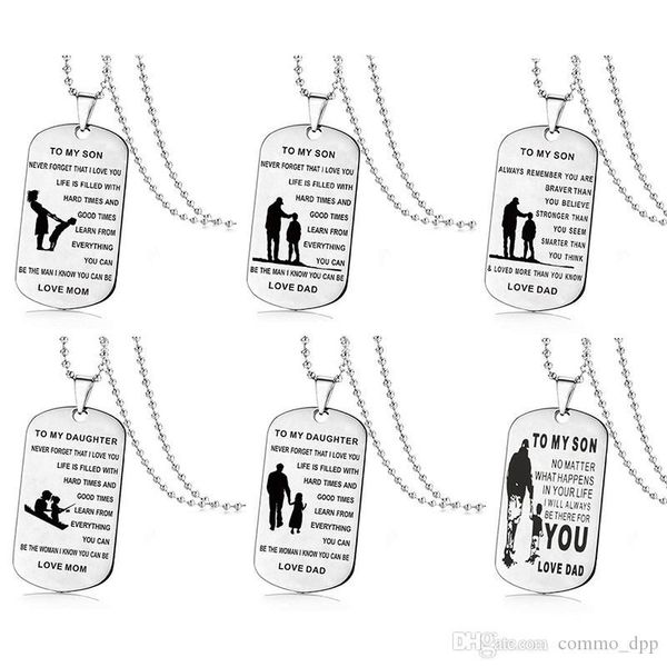 to my son to my daughter inspirational necklaces for boys girls stainless steel dog tag pendant beads chains dad mom jewelry gift, Silver
to my son to my daughter inspirational necklaces for boys girls stainless steel dog tag pendant beads chains dad mom jewelry gift, Silver