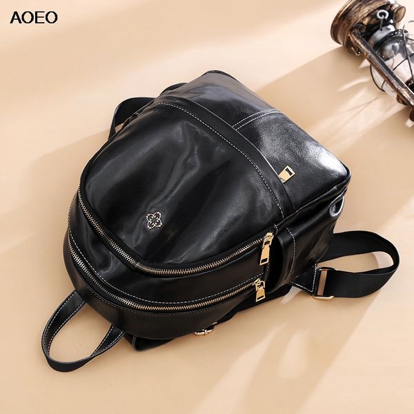 aoeo backpack bag women black split leather double zipper pocket to school casual bagback gifts bear girl backpack female
aoeo backpack bag women black split leather double zipper pocket to school casual bagback gifts bear girl backpack female