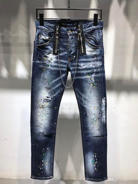 топы мужские рваные проблемные узкие джинсы модельер slim fit промытый мотоцикл джинсовые брюки обшитые панелями краска хип хоп байкер брюки, Blue
топы мужские рваные проблемные узкие джинсы модельер slim fit промытый мотоцикл джинсовые брюки обшитые панелями краска хип хоп байкер брюки, Blue