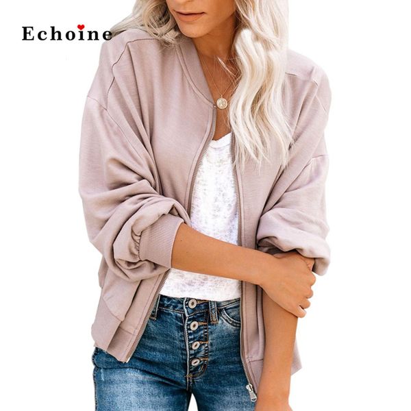 women soft pocketed bomber jacket ladies coats minimalist zippers elegant open stitch outfits long sleeve fit casual streetwear, Black;brown
women soft pocketed bomber jacket ladies coats minimalist zippers elegant open stitch outfits long sleeve fit casual streetwear, Black;brown