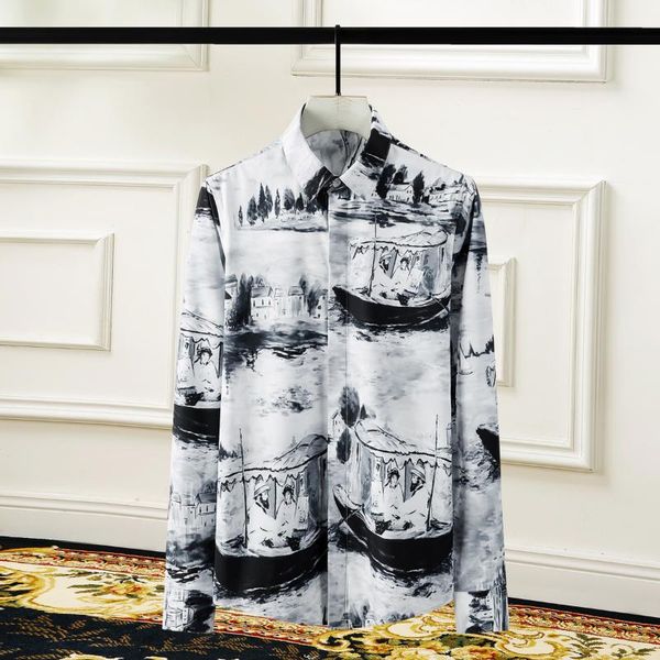 men's dress shirts cotton spring fashion long sleeve full print famous personality flowers size l xl xxl xxxl 4xl, White;black
men's dress shirts cotton spring fashion long sleeve full print famous personality flowers size l xl xxl xxxl 4xl, White;black