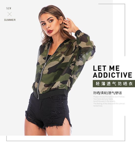 cross-border foreign trade sun protection clothing spring 2020 new jacket leisure vacation camouflage wild jacket women
cross-border foreign trade sun protection clothing spring 2020 new jacket leisure vacation camouflage wild jacket women