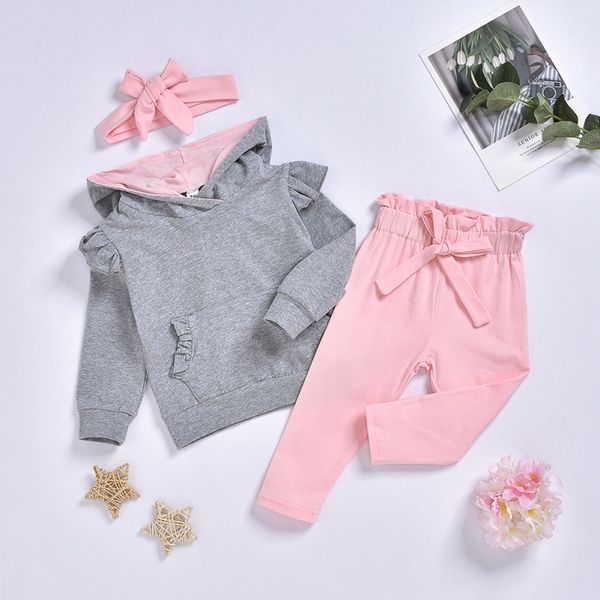 clothing sets cotton autumn baby girl long sleeve hoodie sweatshirt +pants+headband casual costume set outfits for 18-24m b, White
clothing sets cotton autumn baby girl long sleeve hoodie sweatshirt +pants+headband casual costume set outfits for 18-24m b, White