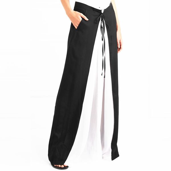 new euro women chiffon black white layered maxi high elasitc waist bohemian beach long skirts split loose lady skirt
new euro women chiffon black white layered maxi high elasitc waist bohemian beach long skirts split loose lady skirt