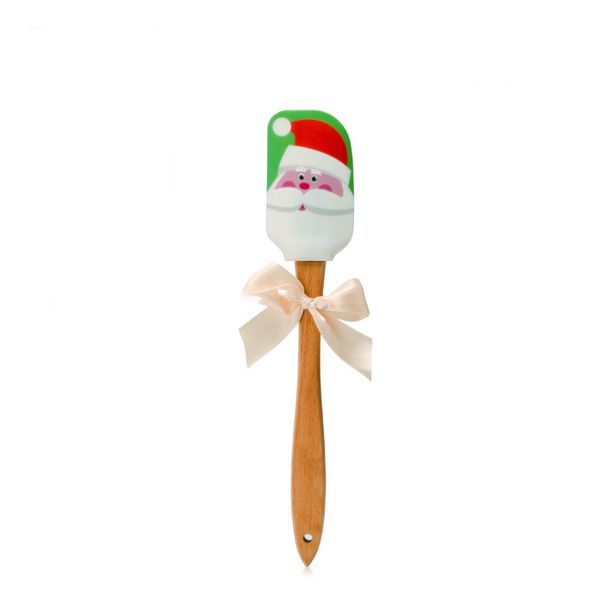 snowman silicone spatula with wood handles, kitchen utensils for baking and cooking - christmas gift
snowman silicone spatula with wood handles, kitchen utensils for baking and cooking - christmas gift