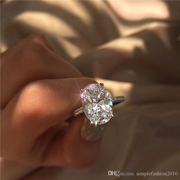 handmade jewelry 925 sterling silver ring oval cut 3ct diamond cz stone engagement wedding band rings for women bridal gift, Slivery;golden
handmade jewelry 925 sterling silver ring oval cut 3ct diamond cz stone engagement wedding band rings for women bridal gift, Slivery;golden