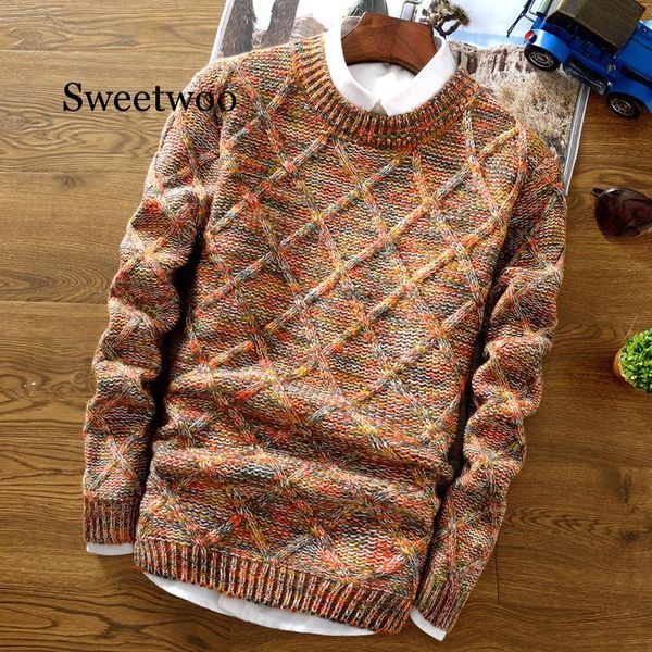 sweetwoo sweater o-neck men 2020 fashion pullover sweater male slim fit knitting sweaters mens colorful rhombus lattice pullover, White;black
sweetwoo sweater o-neck men 2020 fashion pullover sweater male slim fit knitting sweaters mens colorful rhombus lattice pullover, White;black