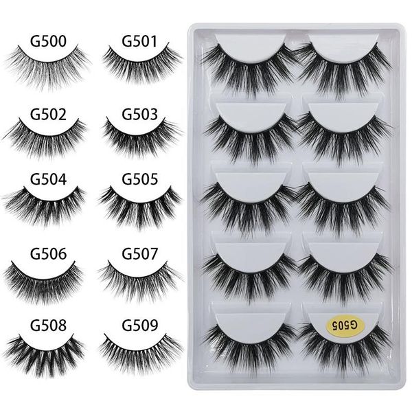 false eyelashes 5pairs professional handmade natural thick waterproof long fake mink hair eye lashes beauty
false eyelashes 5pairs professional handmade natural thick waterproof long fake mink hair eye lashes beauty