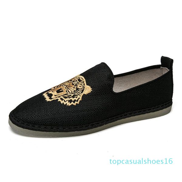 hemp espadrilles mens tiger embroidery casual shoe slip on loafer flat shoes handmade fisherman canvas shoes sneaker t16, Black
hemp espadrilles mens tiger embroidery casual shoe slip on loafer flat shoes handmade fisherman canvas shoes sneaker t16, Black