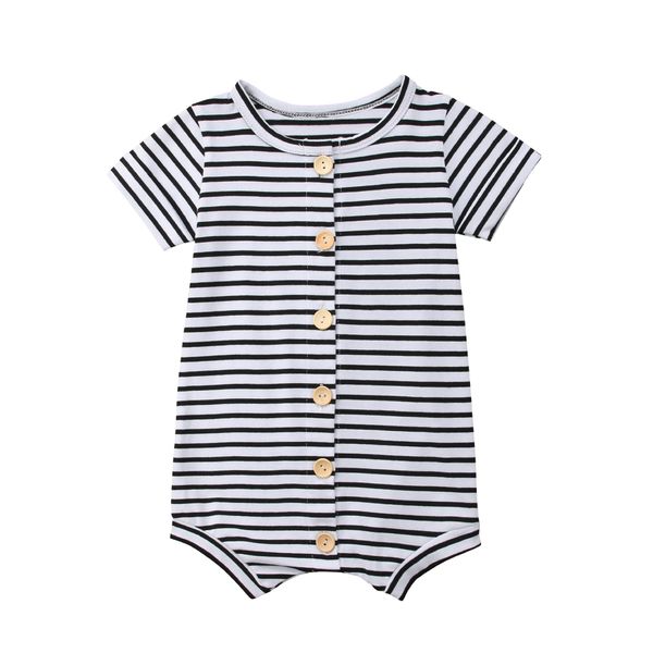 2019 brand new toddler newborn baby boy girl striped romper infant boy girl jumpsuit cotton short sleeve casual summer clothing, Blue
2019 brand new toddler newborn baby boy girl striped romper infant boy girl jumpsuit cotton short sleeve casual summer clothing, Blue